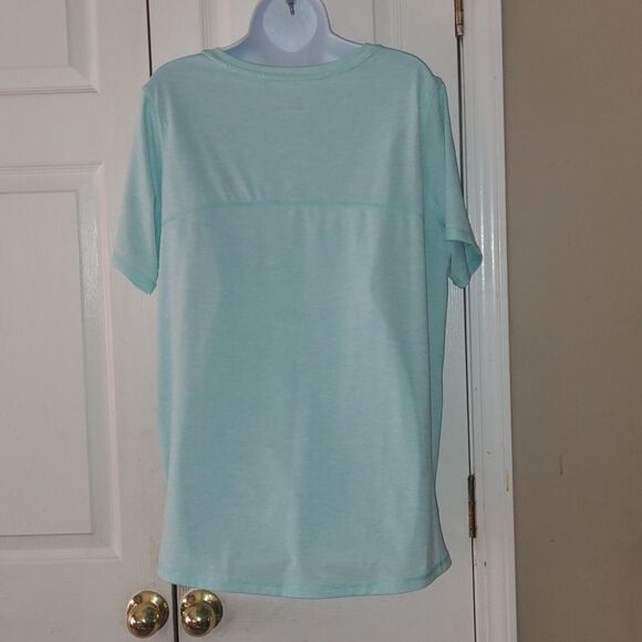 BCG    baby blue white top Sz 1X - Picture 3 of 4